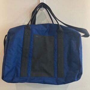 ISSEY MIYAKE Parfum Canvas Zipper Top Shoulder Strap overnight  Tote Bag